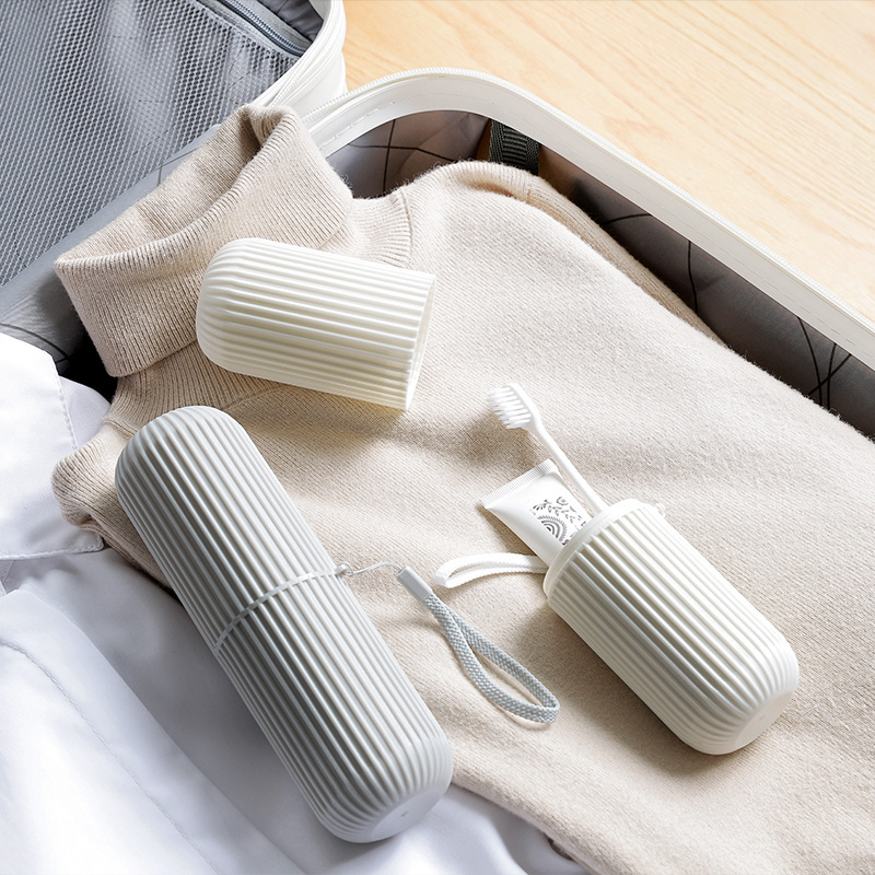 Japanese Travel Toothbrush Case Portable Toiletry Cup Brushing Cup Set Dental Set Dental Jar Toothpaste Storage Wholesale Specification drawing
