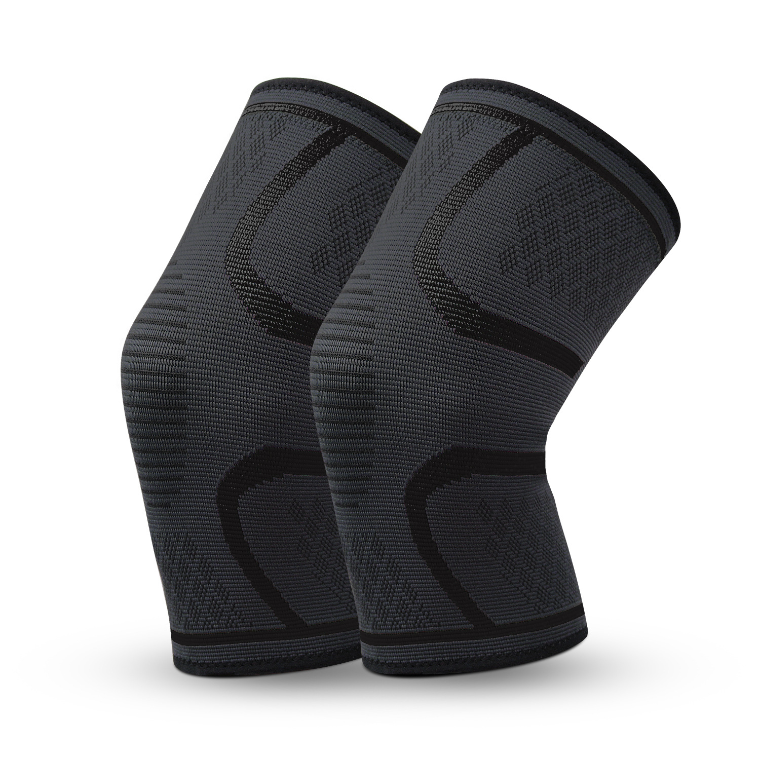 Knitted Nylon Sports Knee Pads For Men And Women Autumn And Winter Badminton Running Fitness Knee Pads Outdoor Mountain Climbing Warm Knee Pads