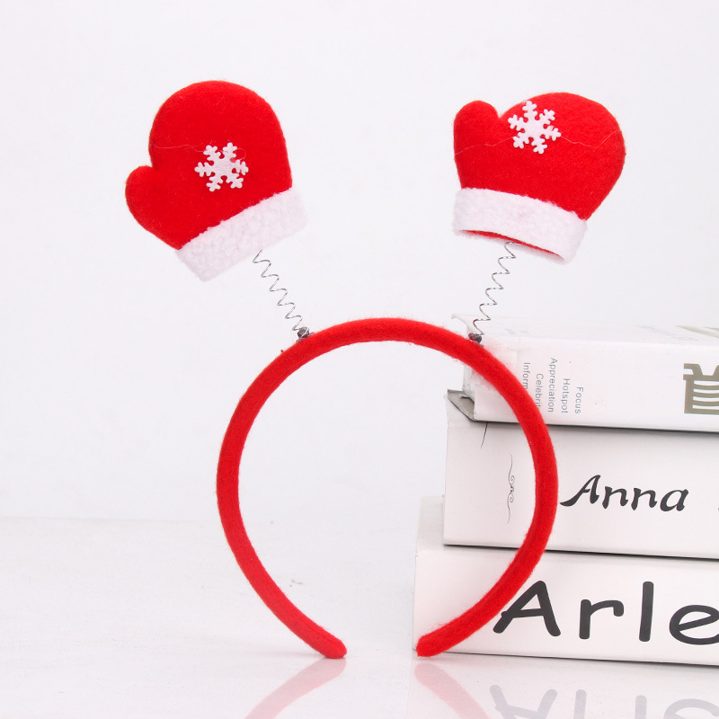 New Christmas decoration Christmas headband Headband Light head buckle antlers Children adult dress Christmas hat wholesale light Christmas headband headwear details Picture