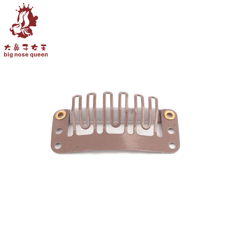 3.2cm six-toothed wig, hairpin, BB clip, metal baked paint DIY hair accessory, hairpin, beret clip Item Picture