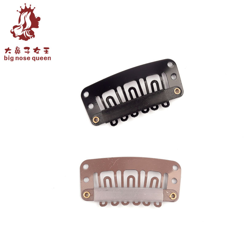 3.2cm six-toothed wig, hairpin, BB clip, metal baked paint DIY hair accessory, hairpin, beret clip Application Scenario