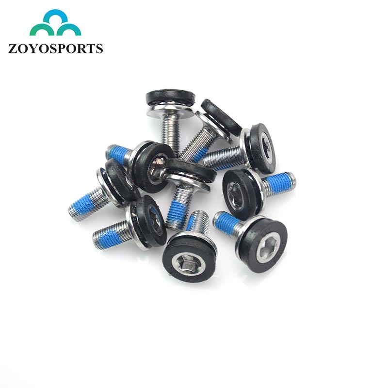 M8 mountain bike center axle screw, road bike dead wheel, bicycle hexagon socket square hole center axle chainring waterproof screw