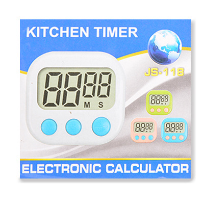 118计时器厨房烘焙定时器 学生专用提醒器定时大屏幕电子计时器详情图4