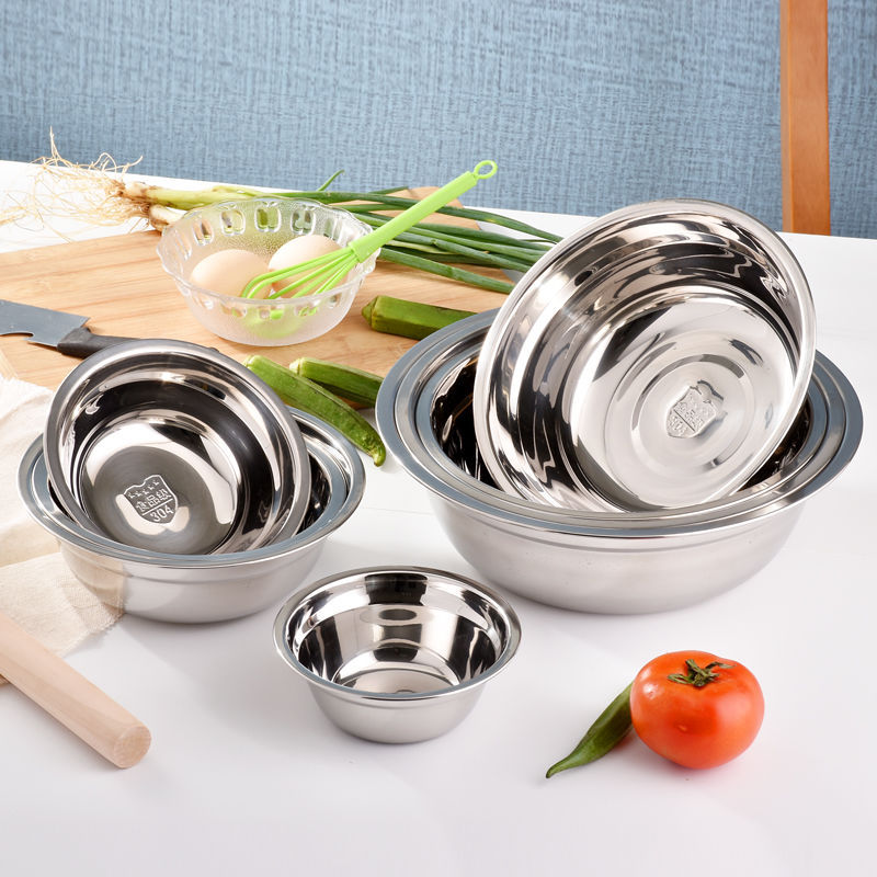Thickened 304 Stainless Steel Soup Basin Soup Bowl Basin Basin Seasoning Basin Seasoning Basin Multi-Purpose Gift Application Scenario