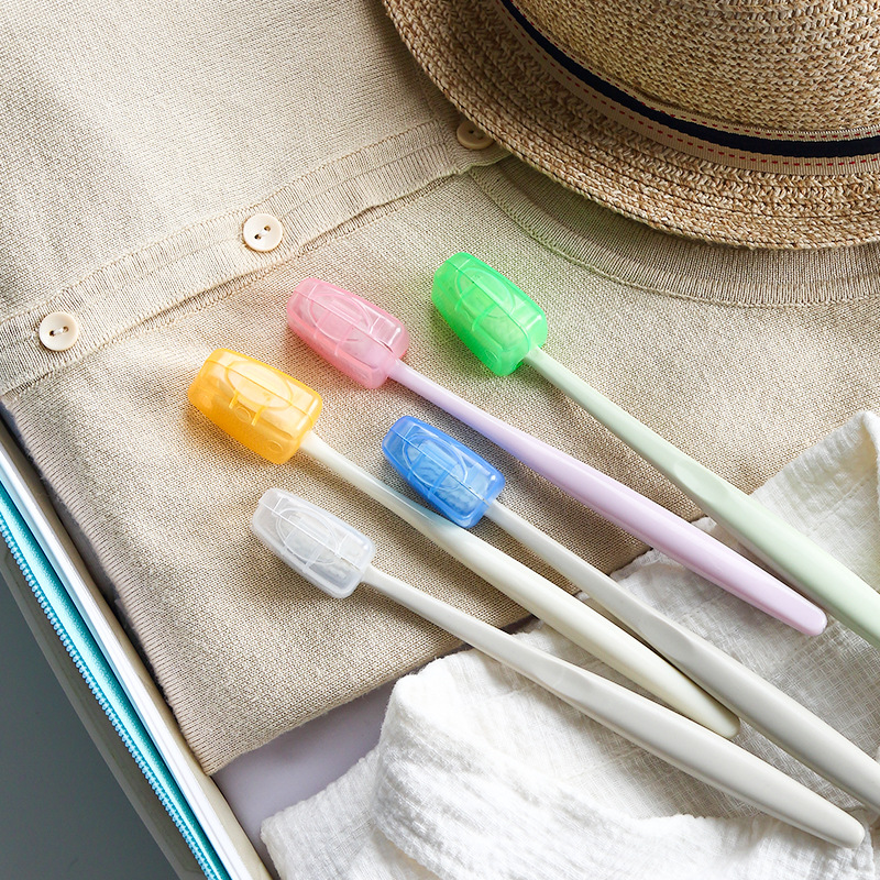 Manufacturer wholesale of 5-piece sets of toothbrush head protective cases, protective shells, portable travel toothbrush boxes, tooth buckets and dental tools boxes Application Scenario