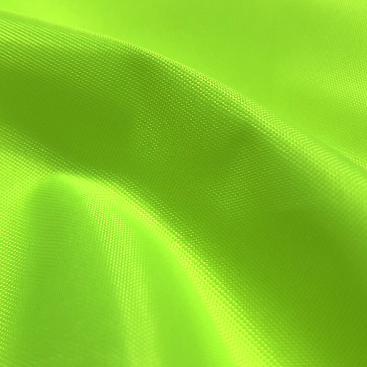 300D牛津布涂白胶冲锋衣面料 环卫工作服面料 荧光色服装面料产品图