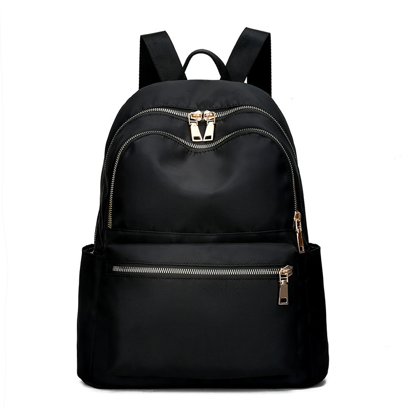 Large-capacity, high-end and simple backpack for female college students, Oxford fabric casual and fashionable backpack for women Item Picture