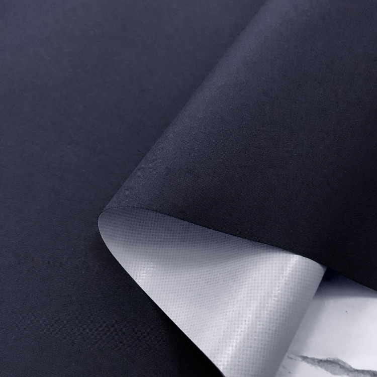 Spring Asia Textile Tpu Coated White Film Cloth Waterproof Breathable Fabric Jacket Jacket School Bed Cover Bed Pad details Picture