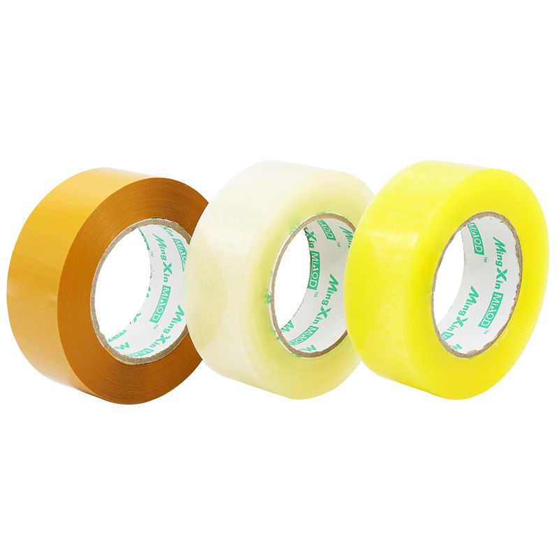 6cm wide transparent adhesive tape, 5 cm wide transparent adhesive tape, large rolls of express packaging and sealing tape, wholesale of adhesive paper pic 1