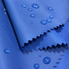 【现货】涤纶小蜂巢PVC涂层雨衣布料 防风防雨水户外冲锋衣面料