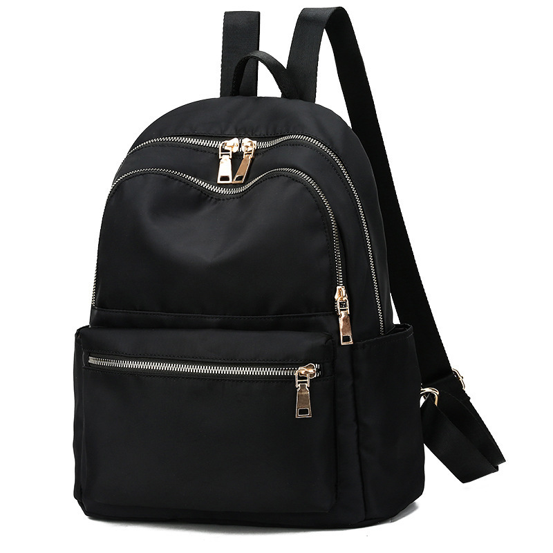 Large-capacity, high-end and simple backpack for female college students, Oxford fabric casual and fashionable backpack for women details Picture