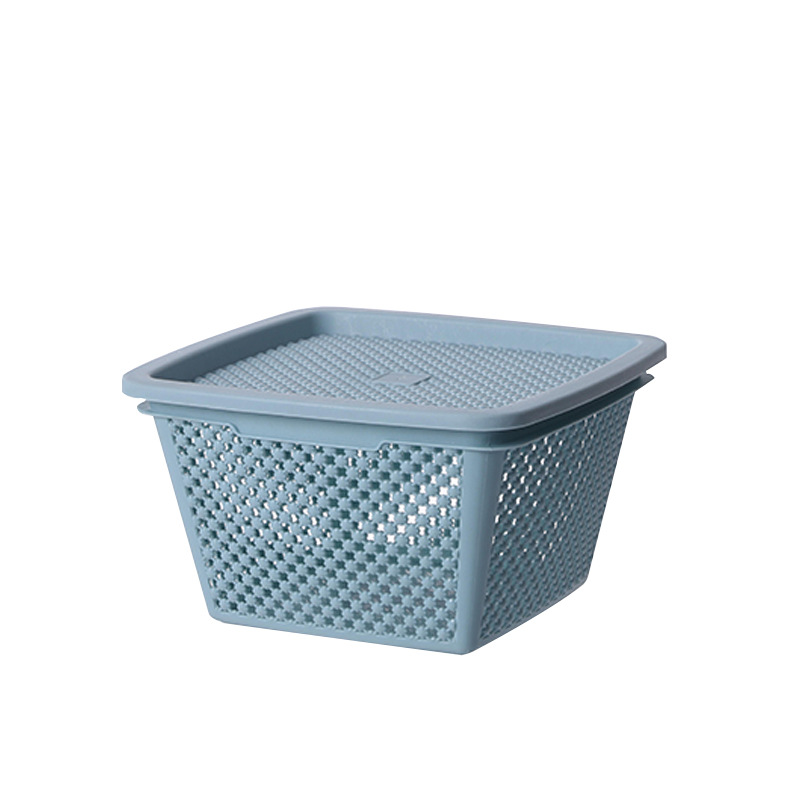 Plastic Storage Basket Home Hollow Simple Storage Box Drain Basket Kitchen Washing Basket Fruit Basket Pet Hamster Basket Item Picture