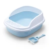 The new large semi-enclosed large-space cat litter box comes with a hanging cat litter shovel Application Scenario