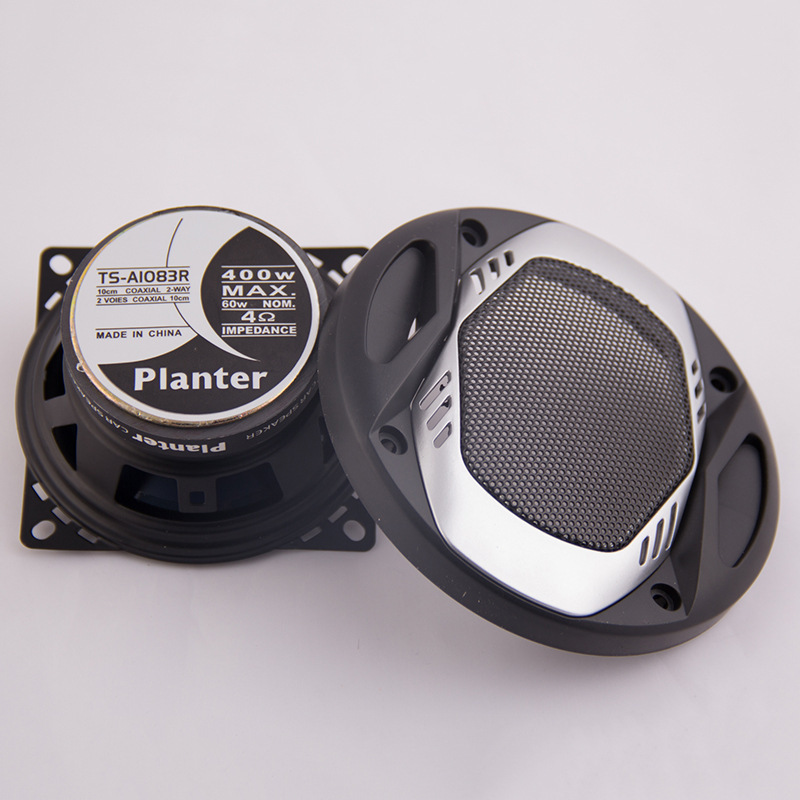 Available for sample: 4-inch car coaxial speaker with tweeter, full-range car modification speaker, car coaxial