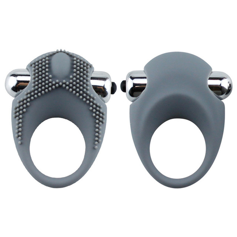 Male vibrator silicone vibration lock ring resonance sex toy full figure