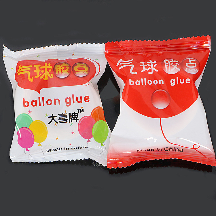 Balloon accessories for wedding parties, super sticky balloon glue, double-sided seamless glue granules, 100 pieces per pack details Picture