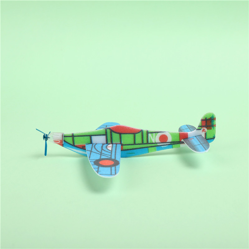 厂家直销DIY手工小制作益智玩具航模手抛滑翔机泡沫飞机礼品跨境细节图