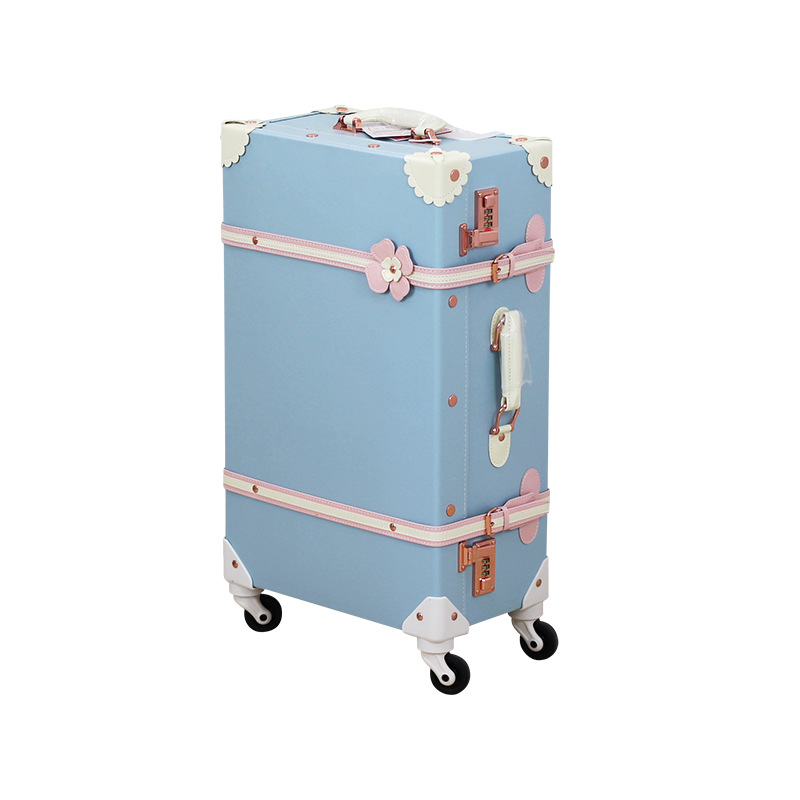 Suitcase, handle case, fresh and simple female student suitcase, 20-inch travel case, silent universal wheel handle case manufacturer Item Picture