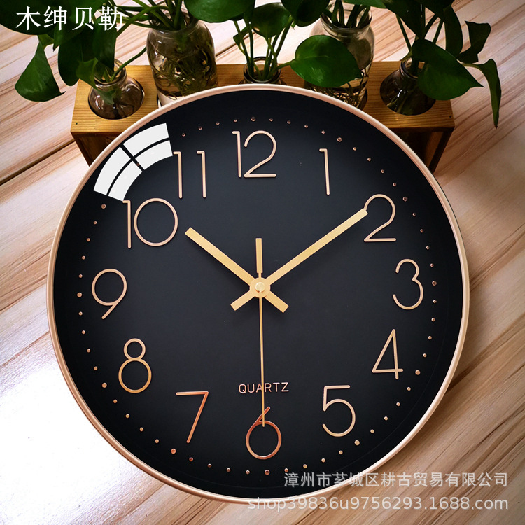 闹钟/迷你闹钟/座钟挂钟/铜弯活接/挂钟产品图