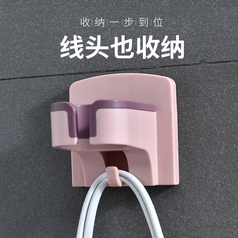 Hair dryer stand, no need for drilling, home bathroom, toilet storage rack, wall-mounted hair dryer stand, air duct stand Specification image