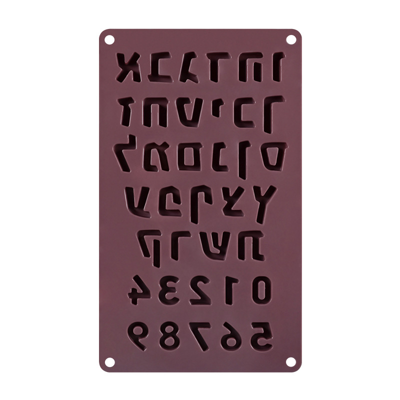 Jia Shi Cross-border origin source baking molds, English letter and number cookie molds, chocolate silicone cake molds Application Scenario