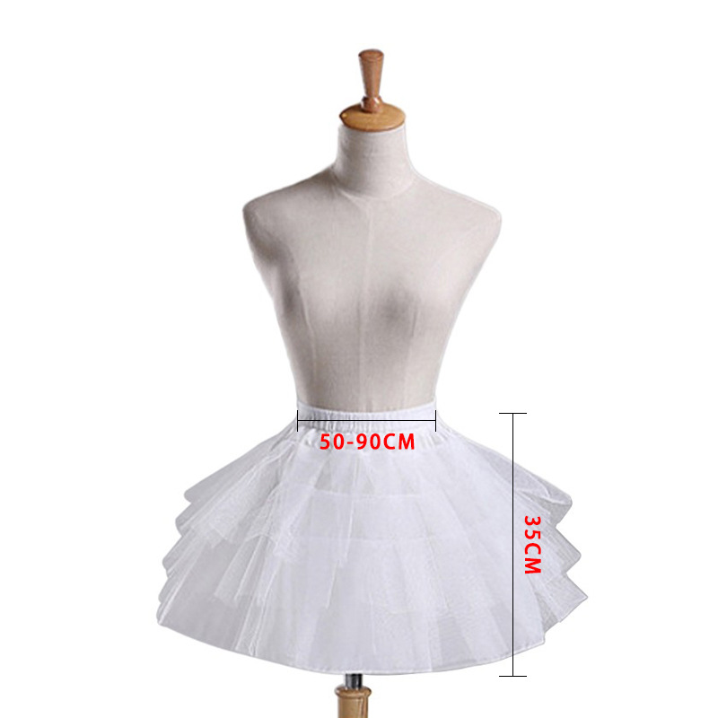 Skirt support lolita Princess Super Ponte Violence Daily long soft yarn bone petticoat everyday kids details Picture