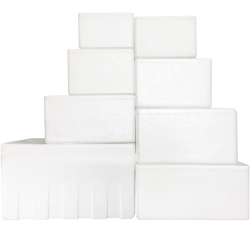 Wholesale thickened large-sized foam boxes for postal food, cold chain, fresh fruits, large quantities of insulated foam boxes, dedicated for express delivery Item Picture