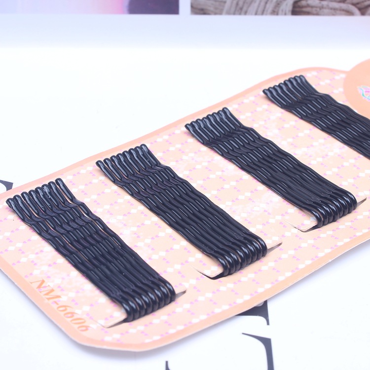 مشابك شعر الأطفال بطلاء أسود كلاسيكي لشعرة الأطفال Specification image