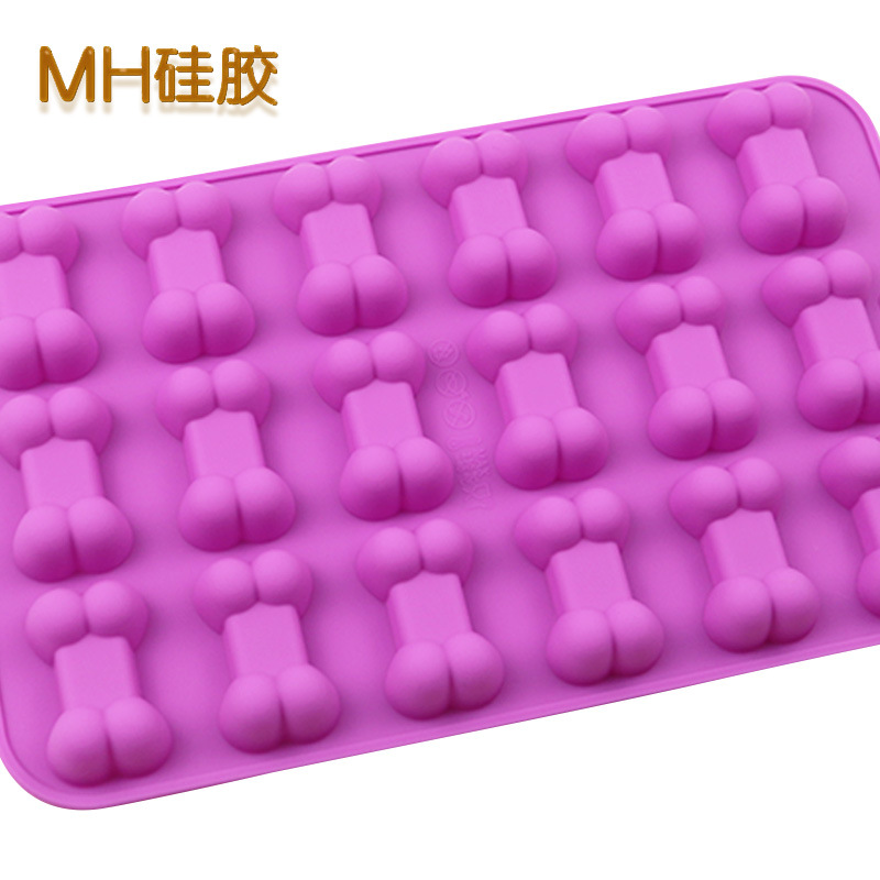 Minghao 18 Even Silicone Chocolate Mold Fire Wax Mold Biscuit Mold Dog Bone Biscuit Mold Baked Silicon Application Scenario