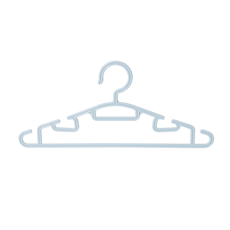 Small plastic clothes drying rack, PP material clothes hanger, children's traceless clothes hanger, gift wholesale Item Picture