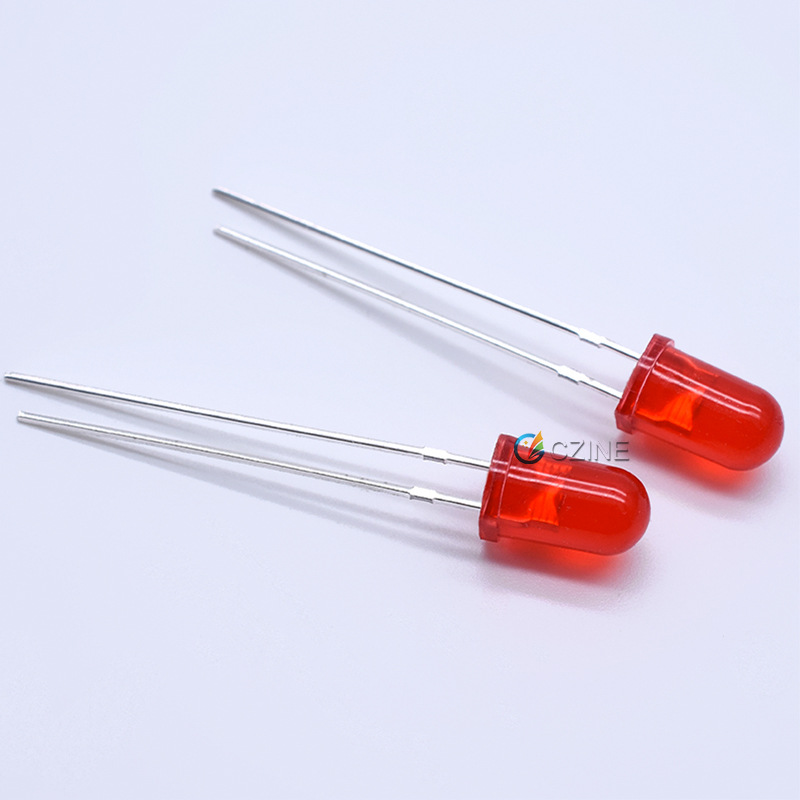 直插式LED灯珠实物图