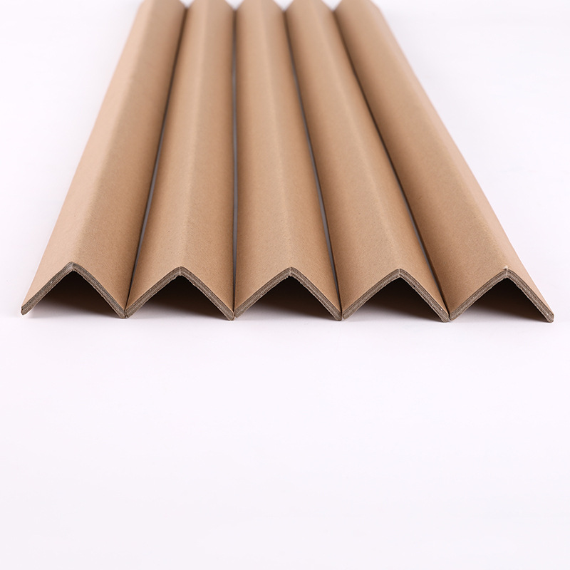 L-shaped paper corner protectors 50*50*5, L-shaped paper corner protectors, kraft paper box packaging, pallet corner protectors, anti-collision corner protectors, corner protection strips details Picture