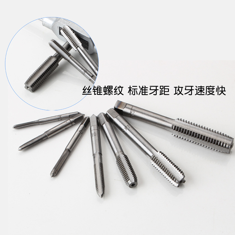32PC set of taps, thread wrench sets, German standard 32-piece set of hand taps, wrenches and thread wrench sets details Picture