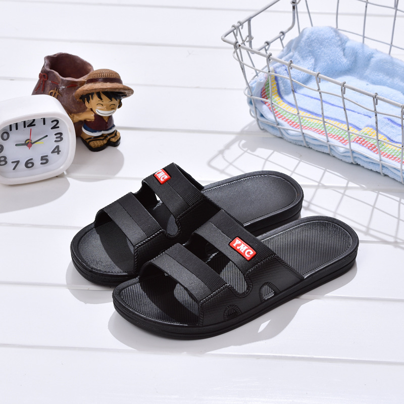 Factory-priced comfortable plastic home couple indoor and outdoor soft rubber summer bestseller men's and women's flip-flops can be worn outside with thick soles Specification image