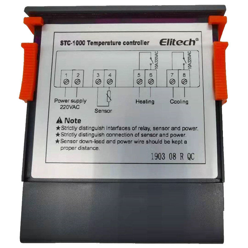 Jingchuang STC-1000 Seafood machine Temperature controller, dedicated controller for constant temperature cabinet, refrigeration and heating conversion control instrument Application Scenario