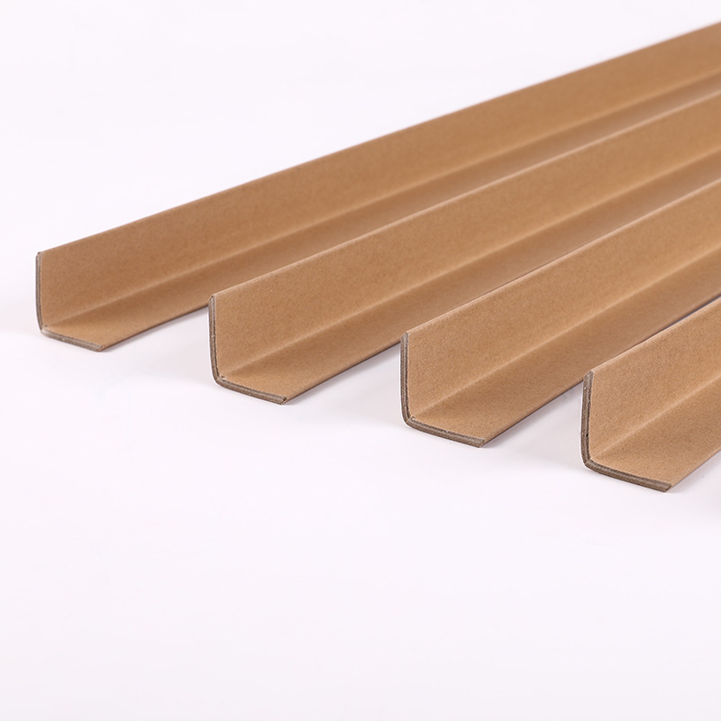 L-shaped paper corner protectors 50*50*5, L-shaped paper corner protectors, kraft paper box packaging, pallet corner protectors, anti-collision corner protectors, corner protection strips Application Scenario