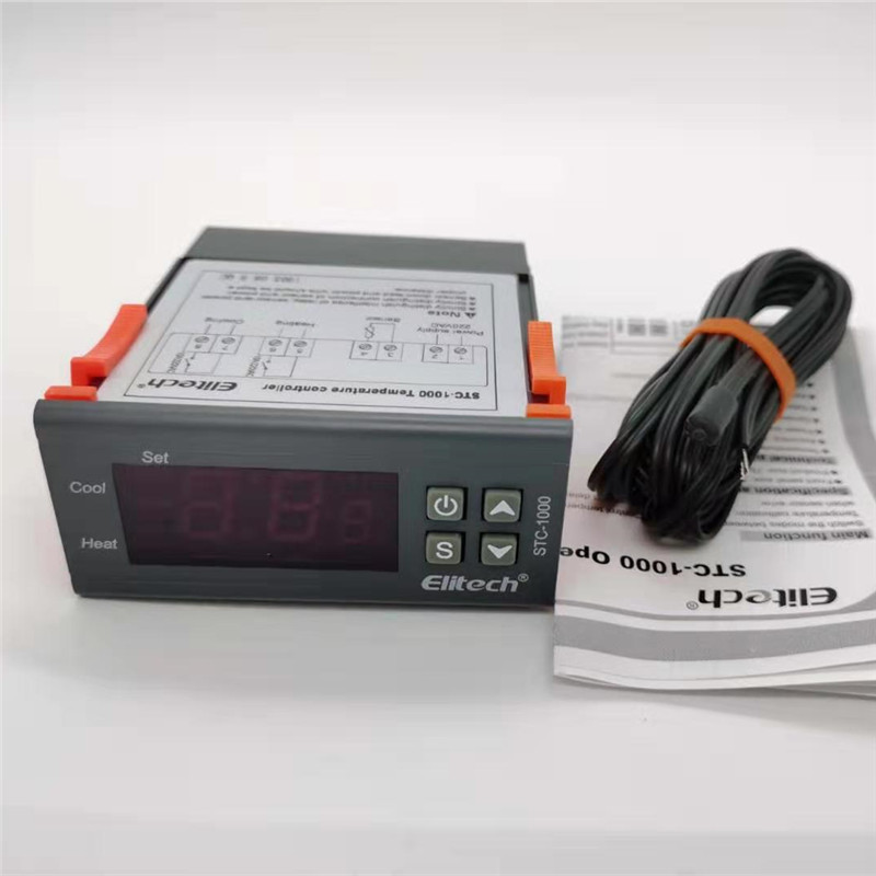 Jingchuang STC-1000 Seafood machine Temperature controller, dedicated controller for constant temperature cabinet, refrigeration and heating conversion control instrument Specification image