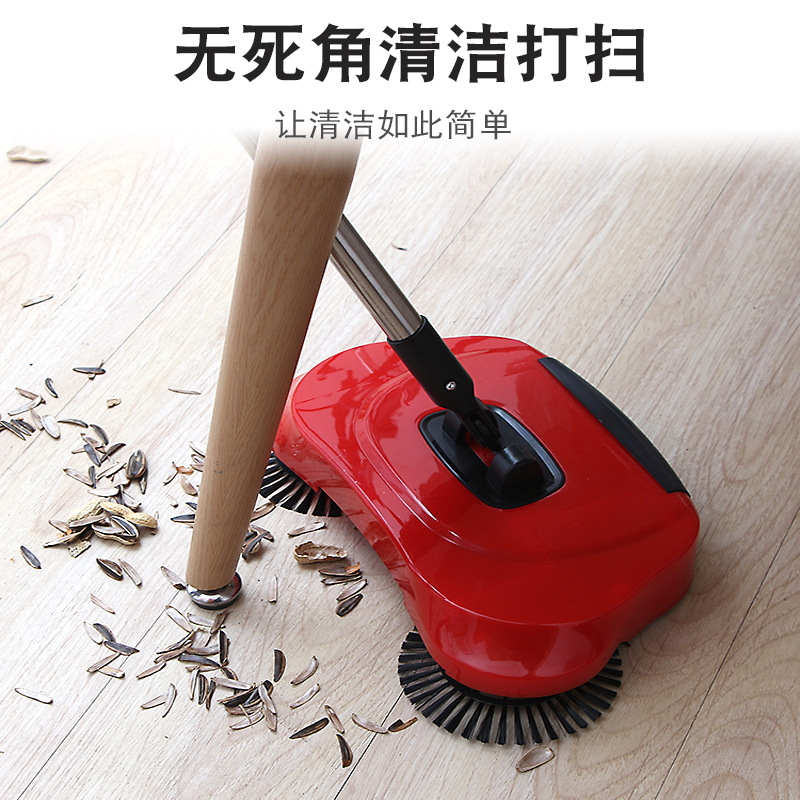 2021 New Manual Sweeper Sweeper Mop Integrated Machine Broom Dustpan Gift Broom Sweeping Robot Manufacturers details Picture