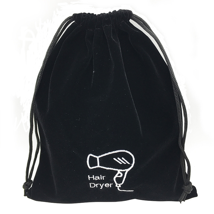Hotel and guesthouse hair dryer bags, hair dryer storage bags, air duct covers, dust-proof bags, velvet bags, household use for LOGO Specification image