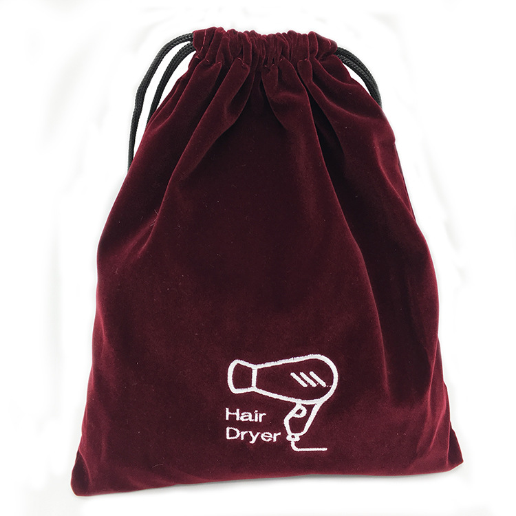 Hotel and guesthouse hair dryer bags, hair dryer storage bags, air duct covers, dust-proof bags, velvet bags, household use for LOGO Application Scenario