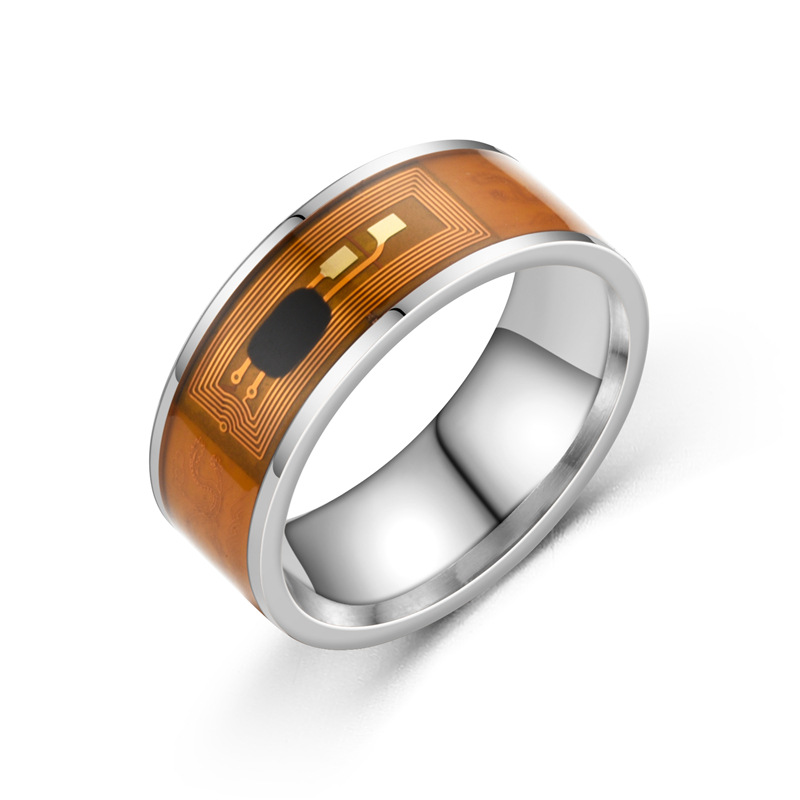 2023 Europe And The United States Fashion New Nfc Mobile Phone Label Smart Ring Drops Oil Shuanglong Ring Quantity Preferred Specification drawing