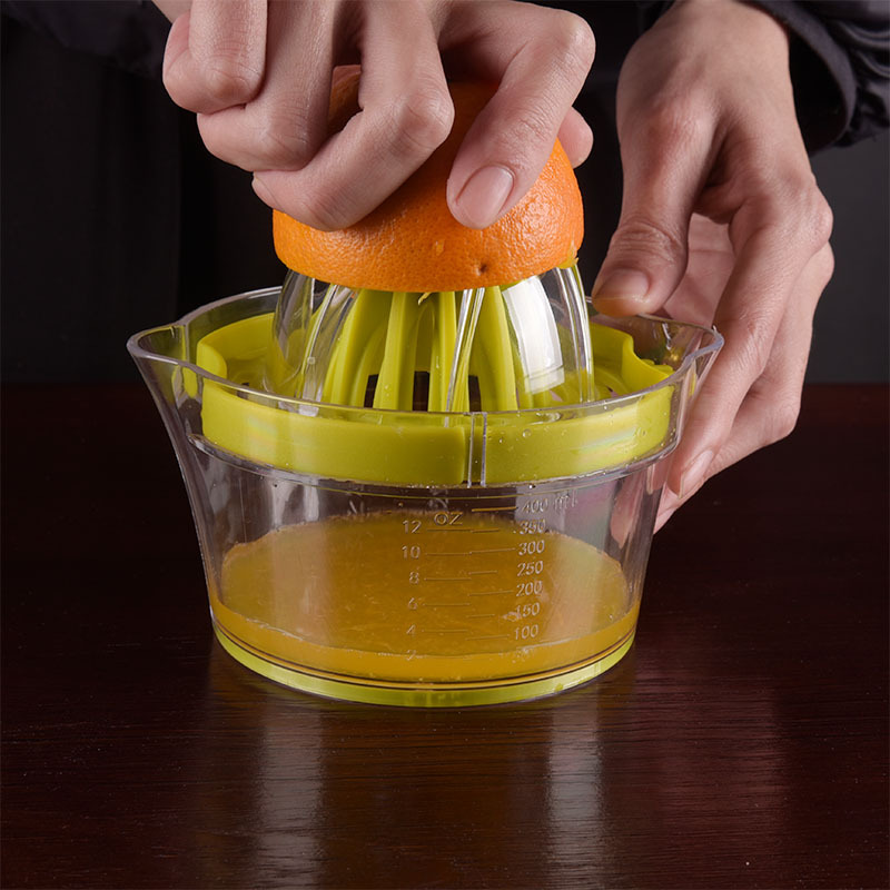 便携橙子手动榨汁机压橙汁榨汁杯压水果挤压器榨汁器厨房小工具图
