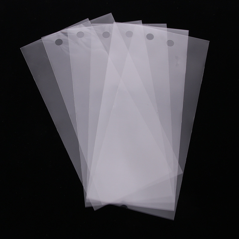Off-The-Shelf Transparent Opp Jewelry Bag Small Flat Pocket Clothing Pants Label Card Clothing Tag Bag Application Scenario