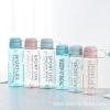 Portable sports water bottle, large portable cup, simple space cup, fashionable new style, large-capacity plastic water cup details Picture