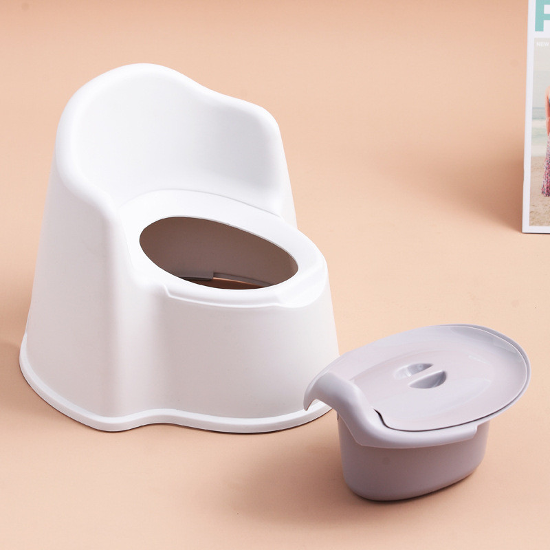 Backrest children's toilet, kindergarten baby potty and urinal, household infant and toddler toilet, children's toilet Application Scenario