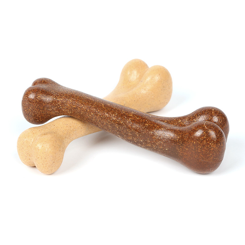 Pet teething toy bone beef-flavored stick bone teething, tooth strengthening, wear-resistant and chewable interactive training details Picture