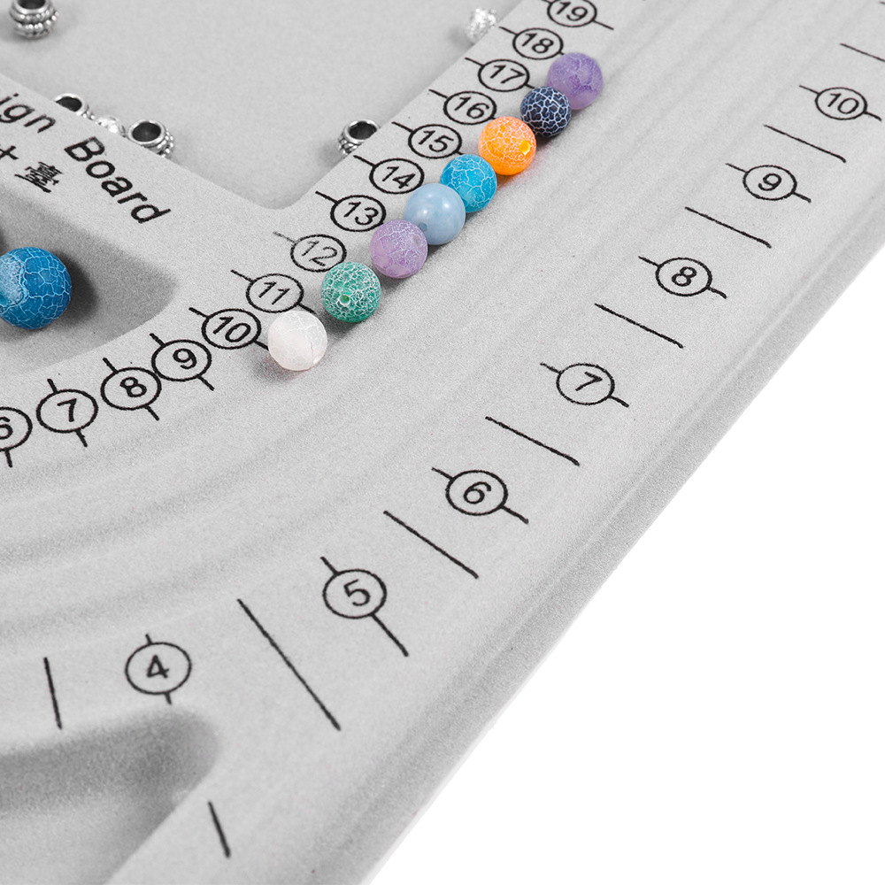 DIY jewelry tools, hand-designed plates, beaded plates, plate arrangement, making bracelets, necklaces, bracelets, beaded plates, scale plates Specification drawing