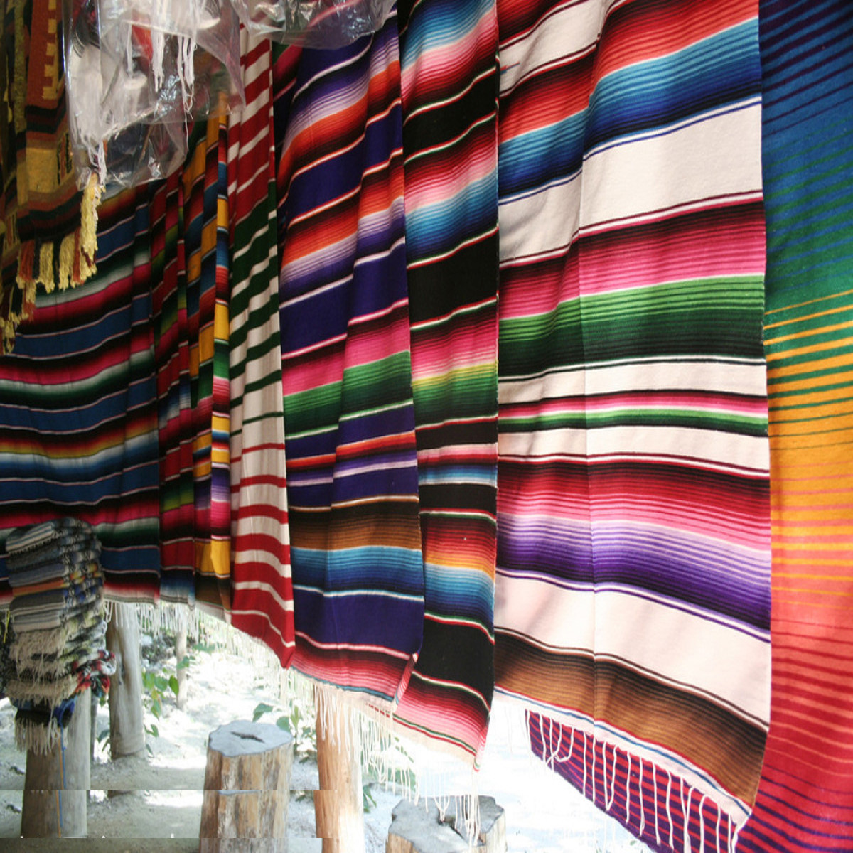 Mexican Table Flag Mexican Blanket Party Tablecloth Woven Tablecloth Tassel Blanket Mexican Tablecloth Striped Blanket Specification drawing