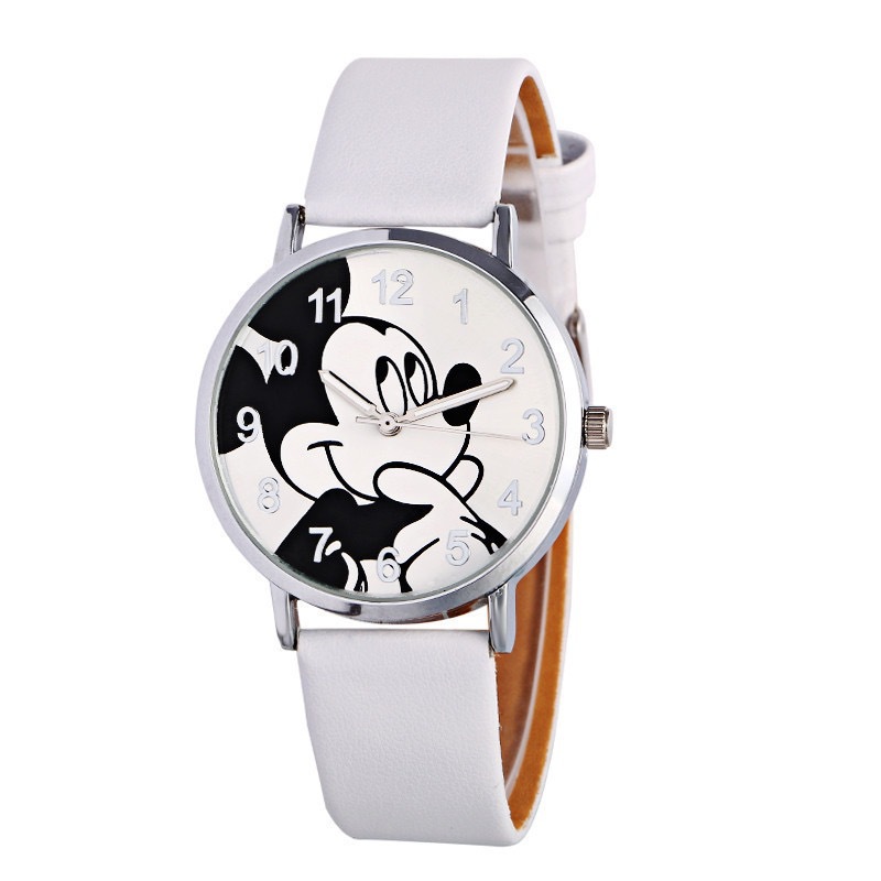 wish Cross-border wholesale of cute mouse cartoon children's watches with mouse PU straps and fashionable quartz watches on delivery Application Scenario