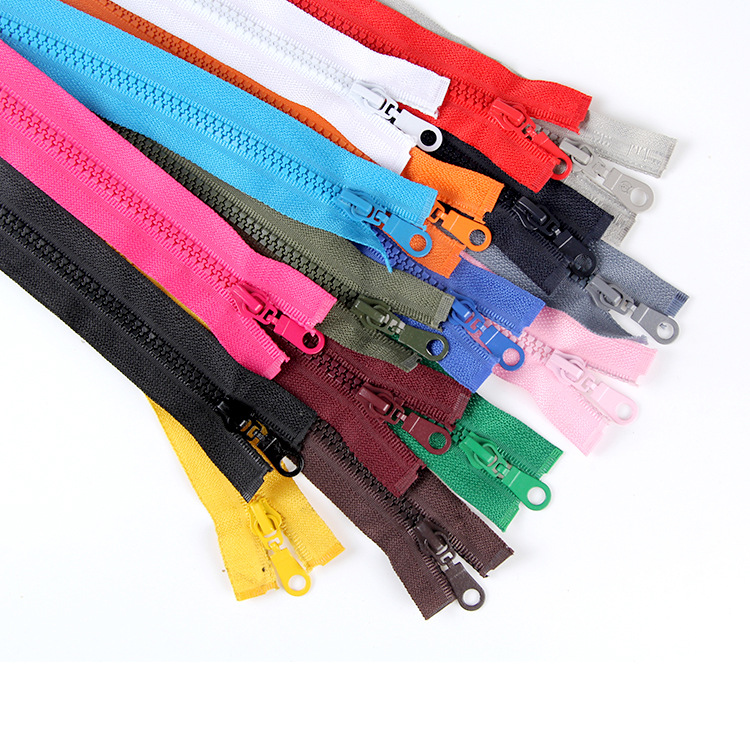 The manufacturer supplies self-locking color No. 3 nylon zipper access control 20cm closed-tail zipper pants and clothing zippers in stock details Picture
